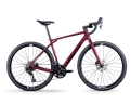 Vélo Gravel Unisexe CROSSHILL CF 6.0 Rouge Rubis - Image 1/7
