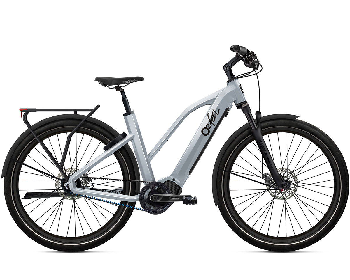 Vélo électrique urbain Unisexe VERN 9.2 540 Wh T57/L Gris Polaire